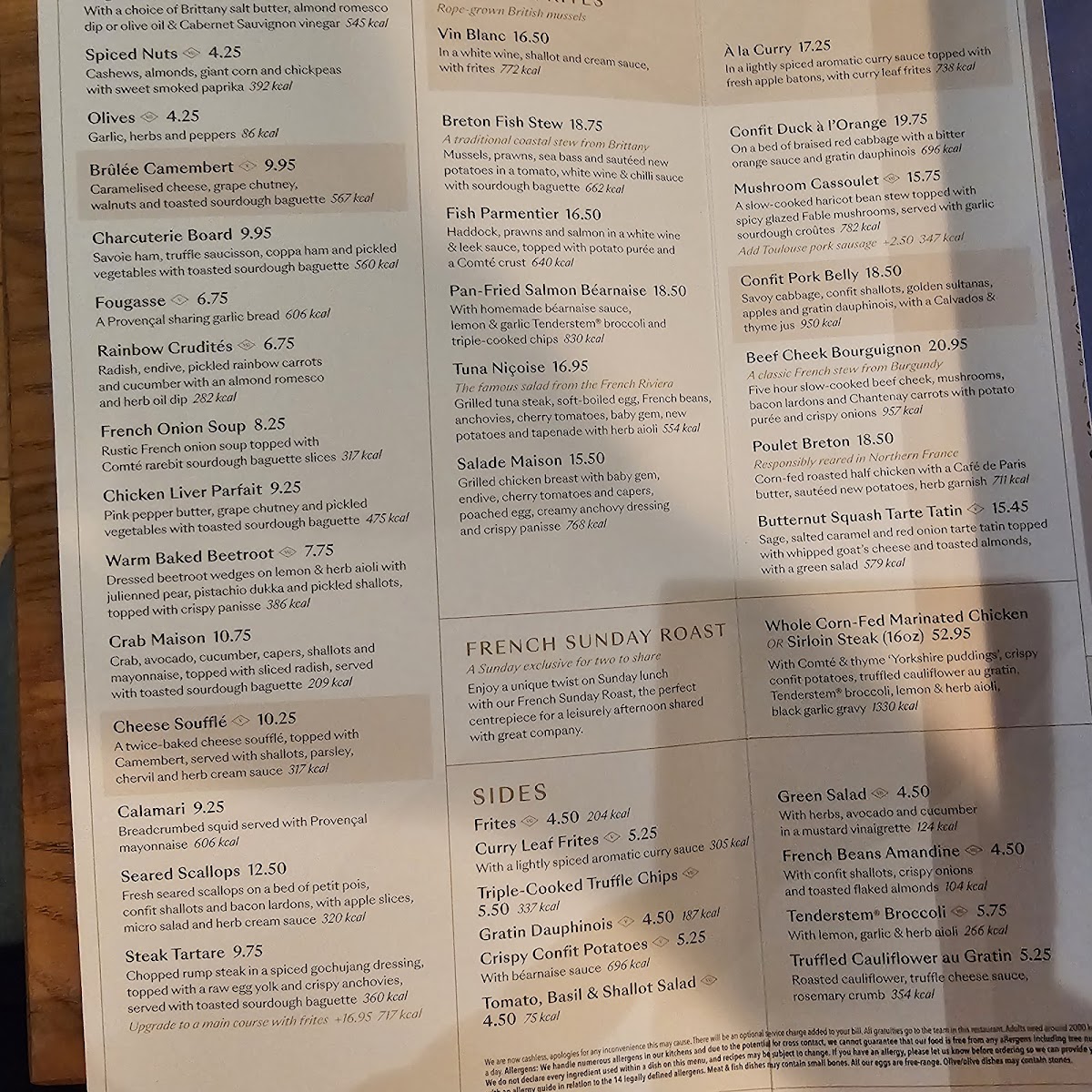 Menu Côte Bournemouth-1