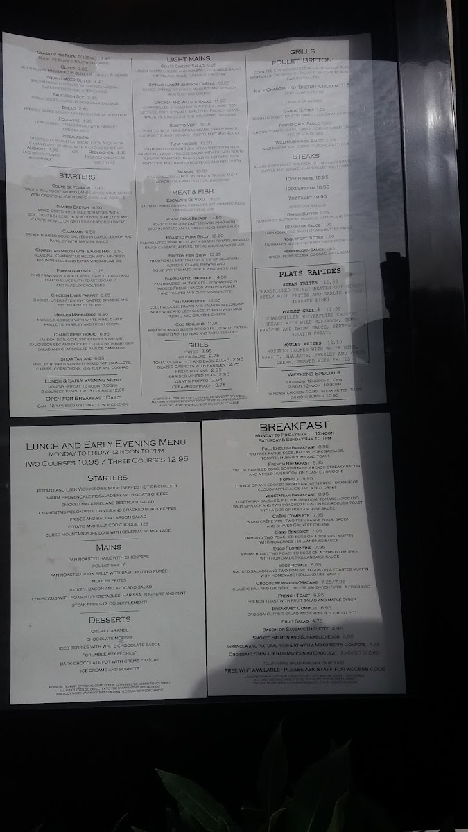 Menu Côte Bournemouth-7
