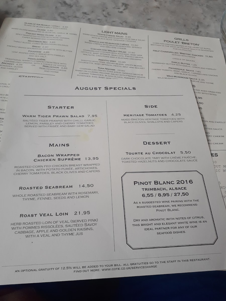 Menu Côte Bournemouth-8
